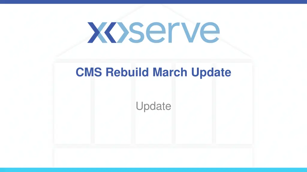 cms rebuild march update