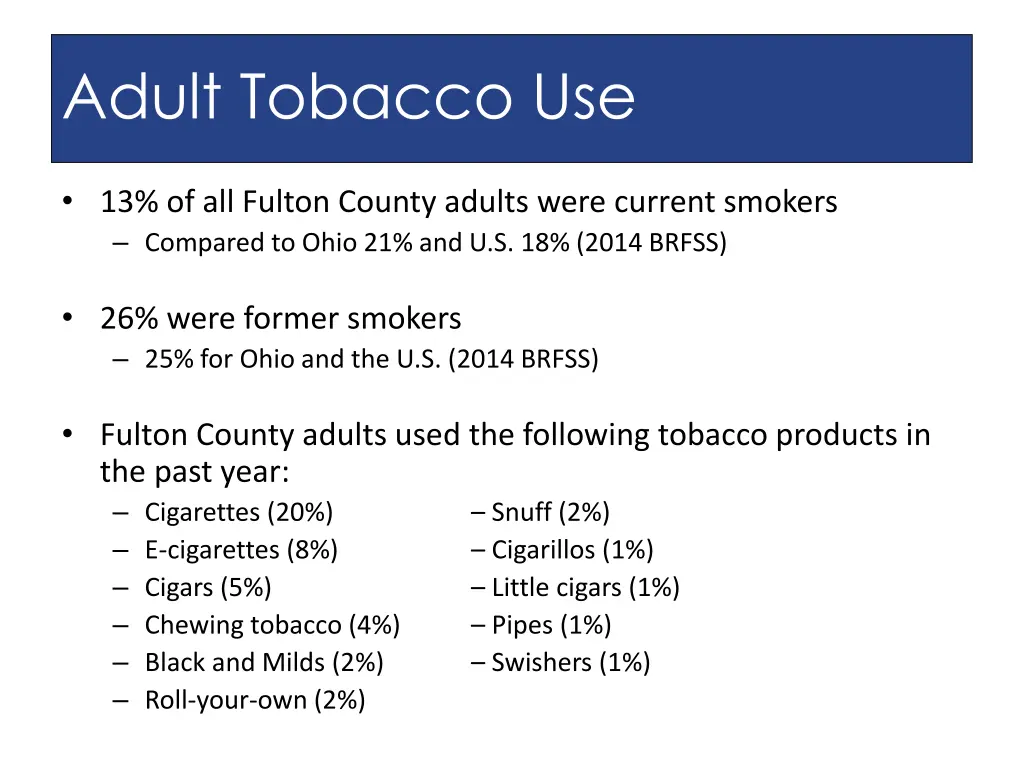 adult tobacco use 1