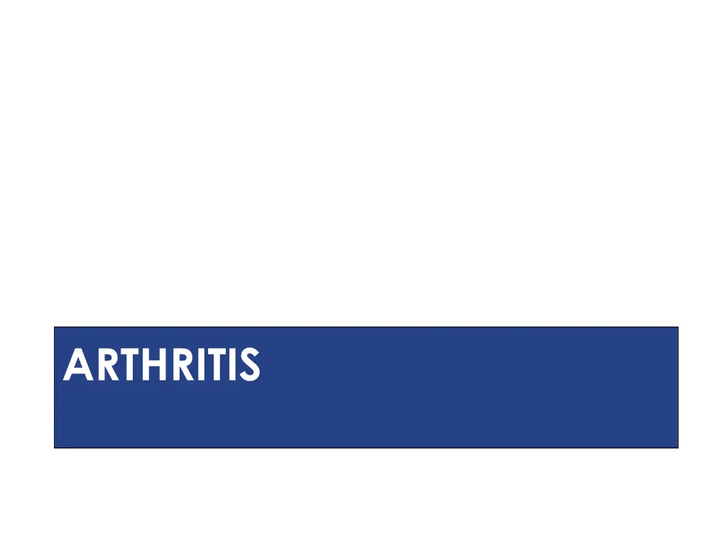 arthritis