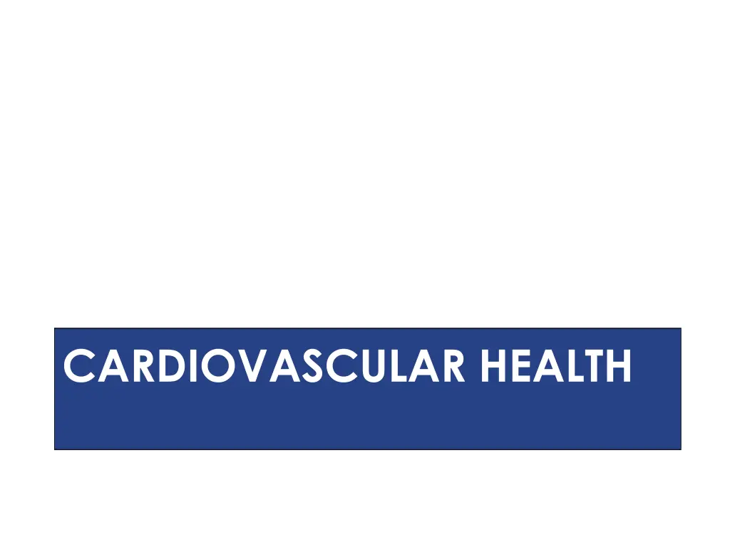 cardiovascular health