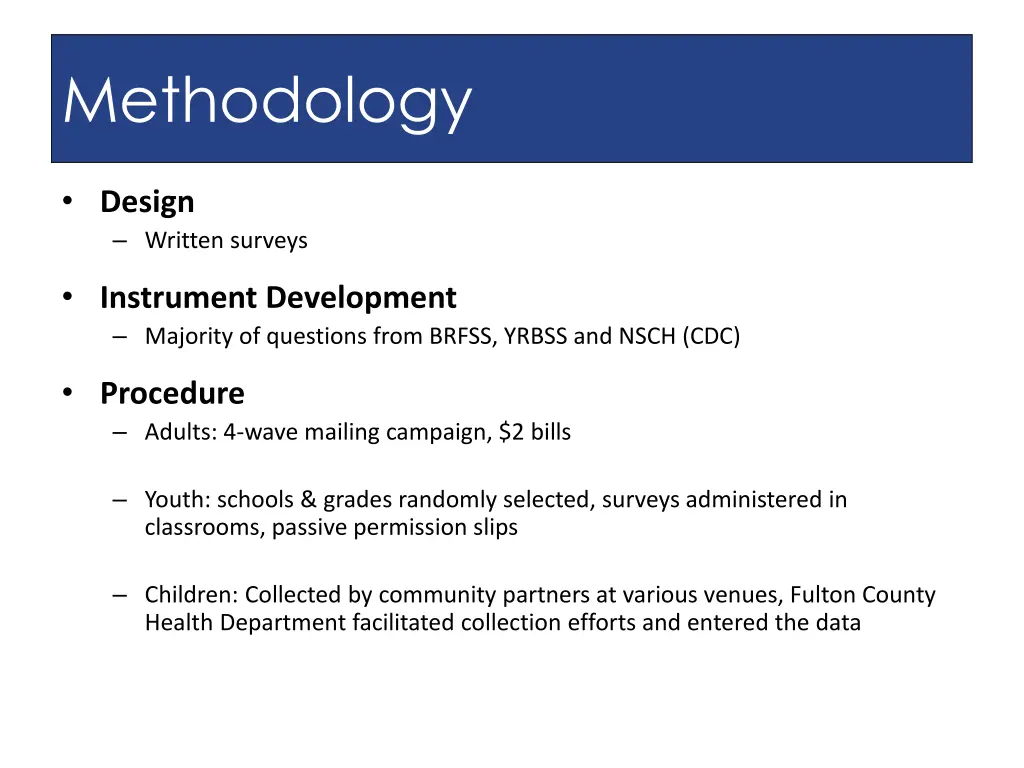 methodology