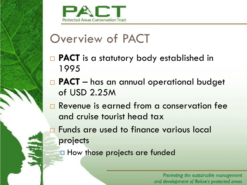 overview of pact