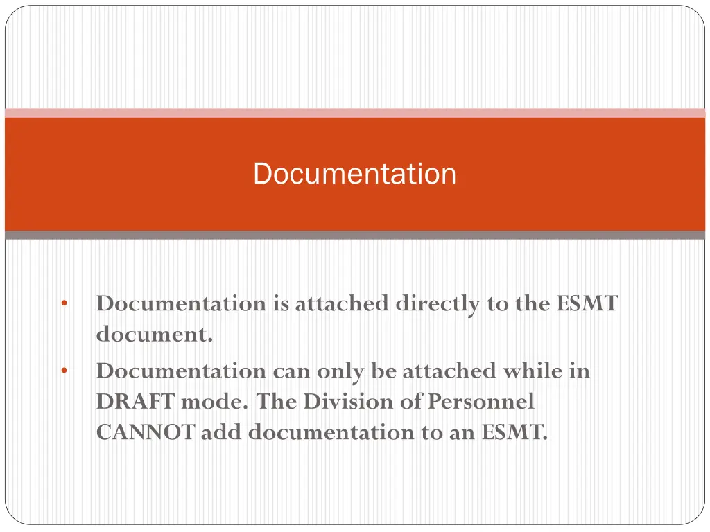 documentation