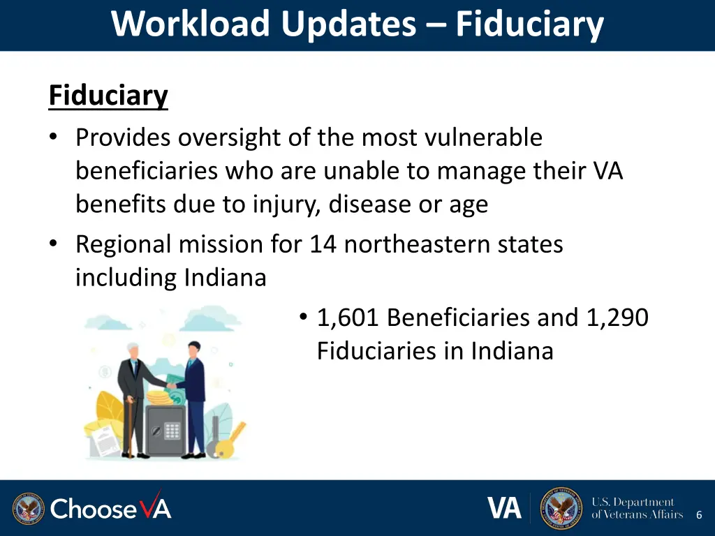 workload updates fiduciary