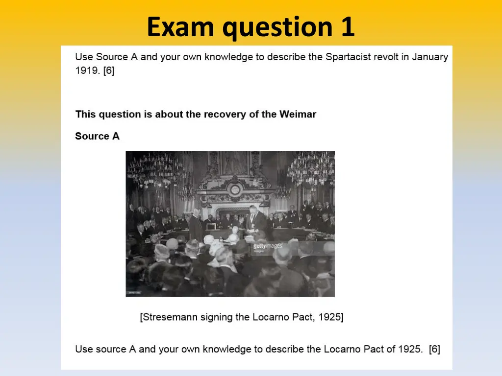 exam question 1