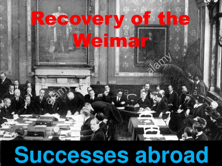 recovery of the weimar