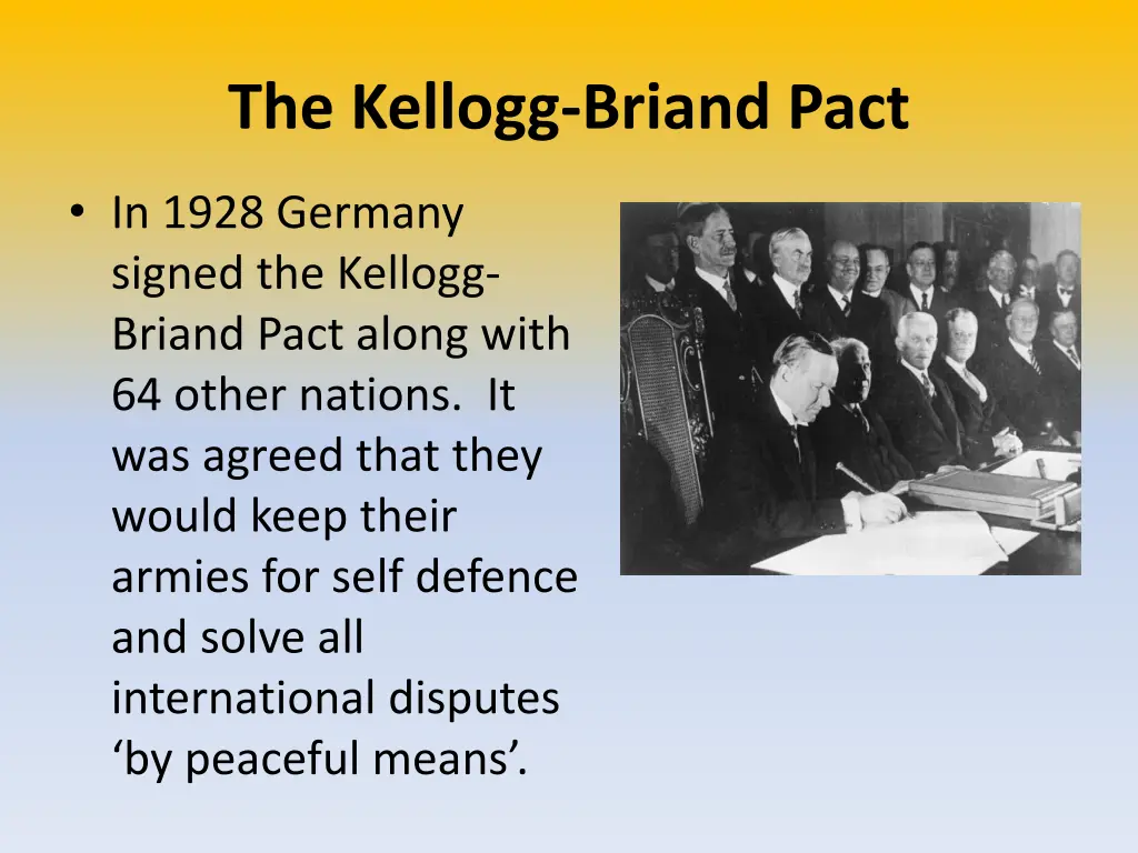 the kellogg briand pact