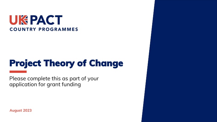 project theory of change project theory of change