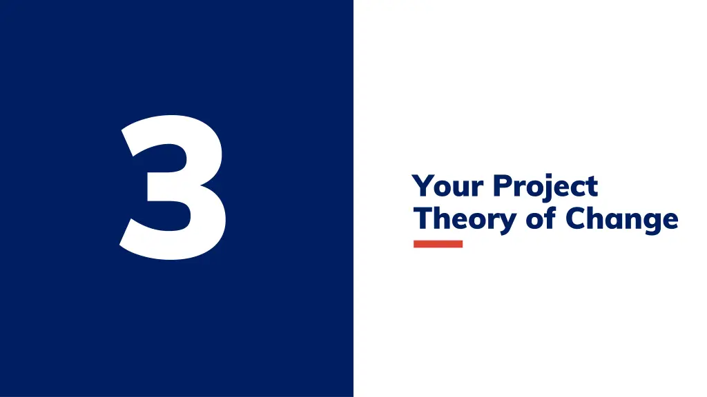 your project theory of change