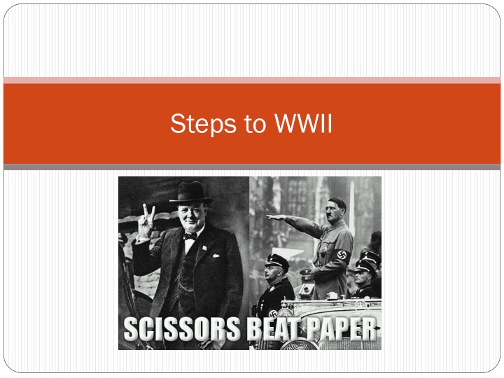 steps to wwii