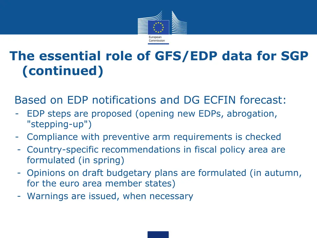 the essential role of gfs edp data