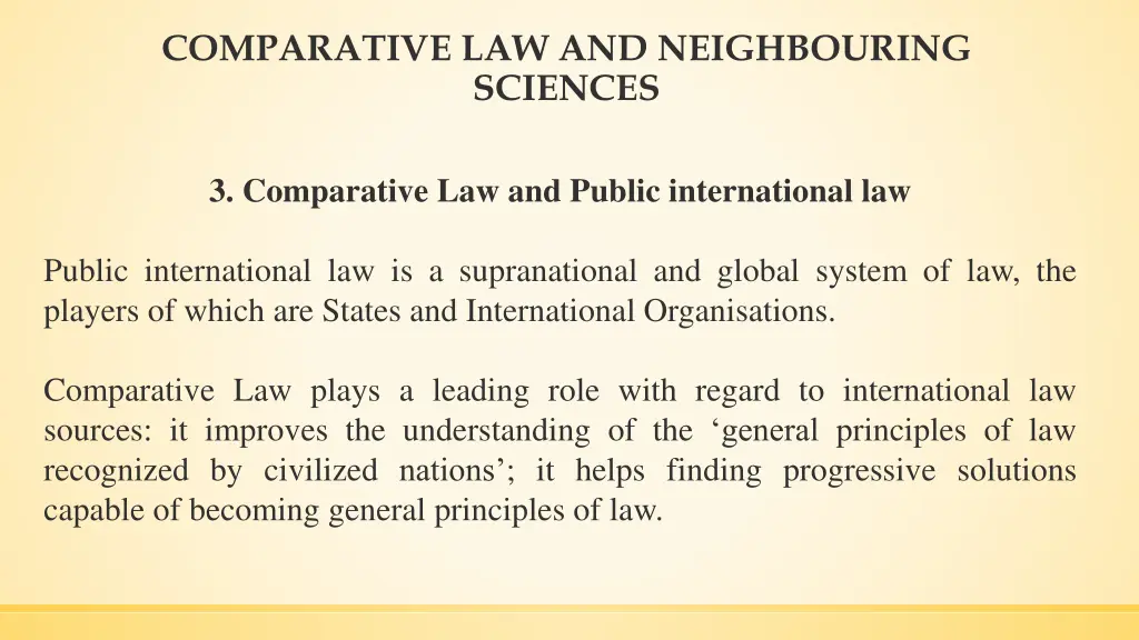 comparative law and neighbouring sciences 2