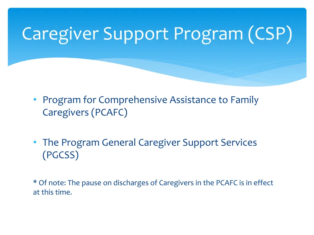 caregiver support program csp