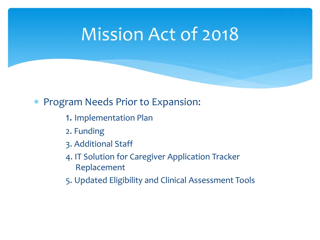 mission act of 2018 1