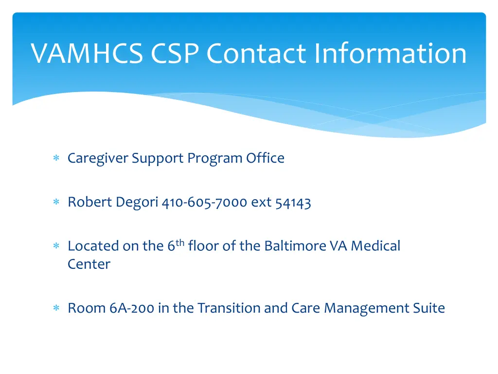 vamhcs csp contact information