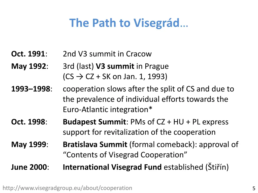 the path to visegr d 3