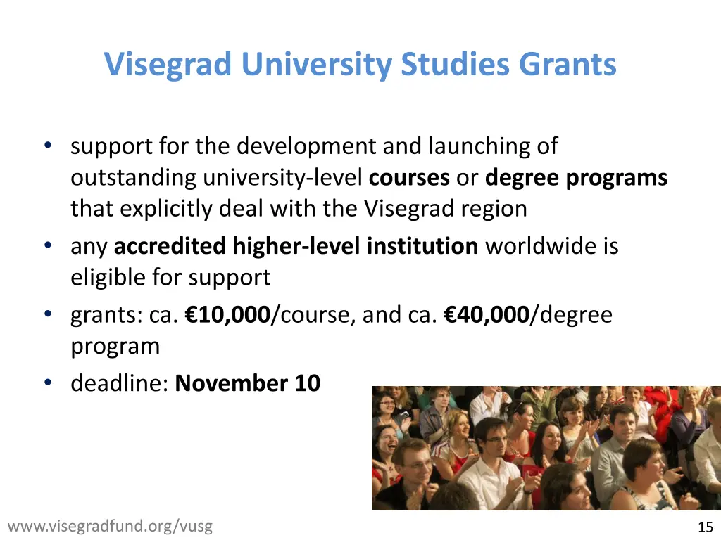 visegrad university studies grants