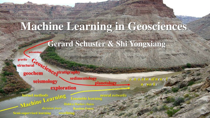 machine learning in geosciences