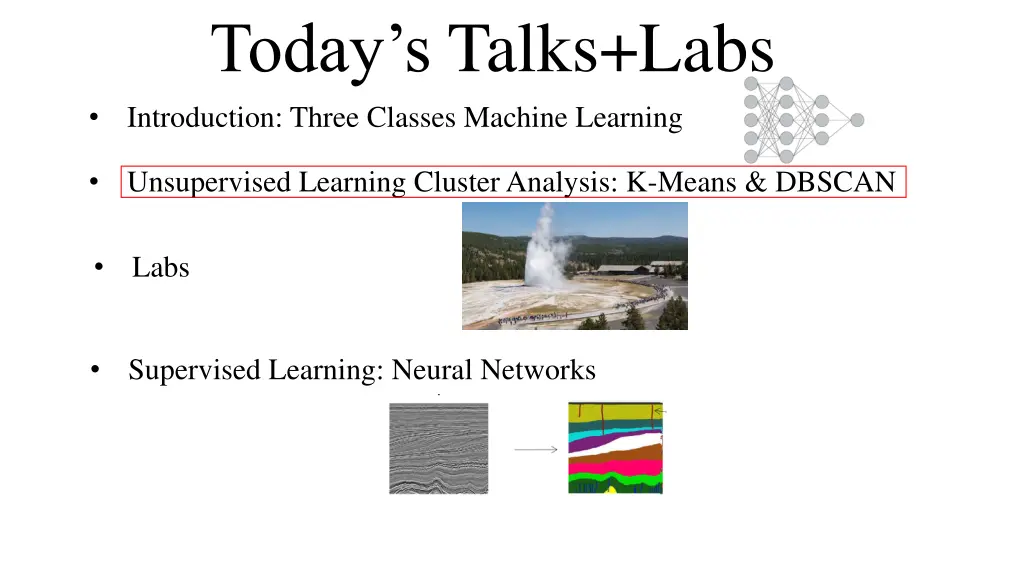 today s talks labs introduction three classes 1