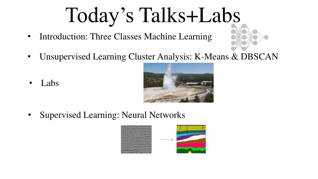 today s talks labs introduction three classes