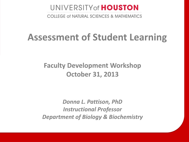 assessment of student learning