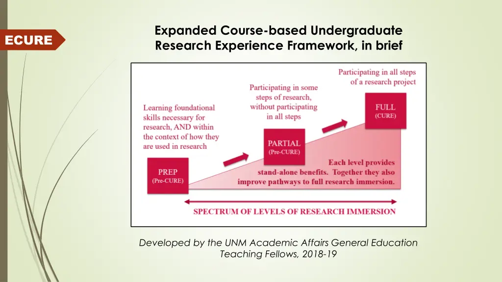 expanded course based undergraduate research