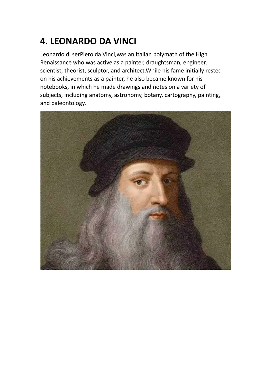 4 leonardo da vinci