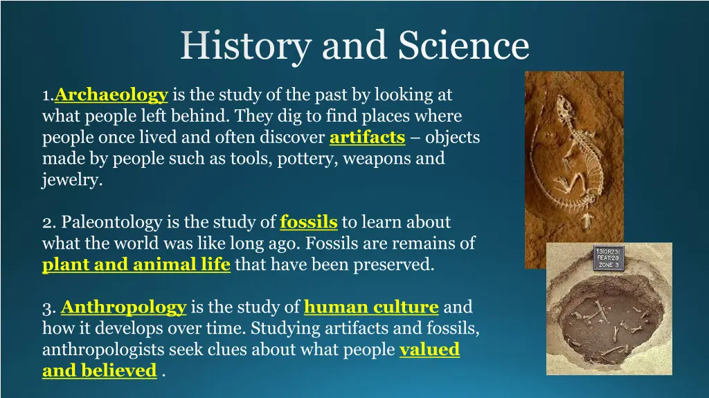 history and science