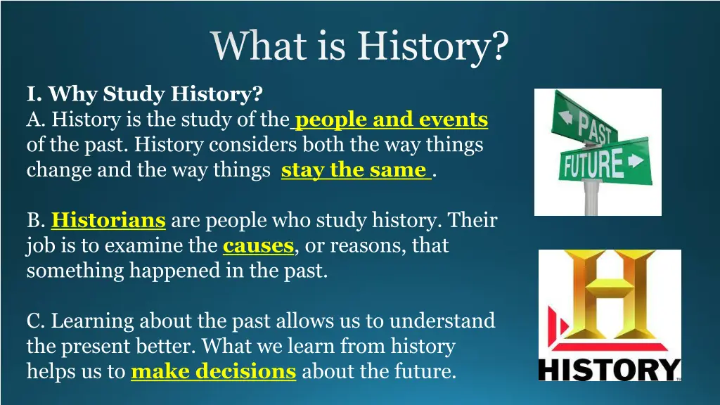 what is history