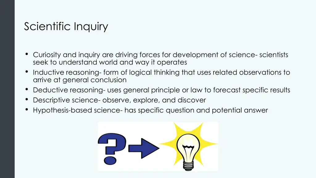 scientific inquiry