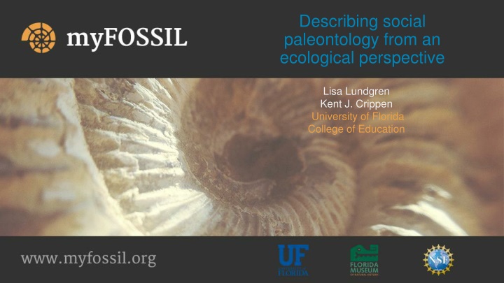 describing social paleontology from an ecological