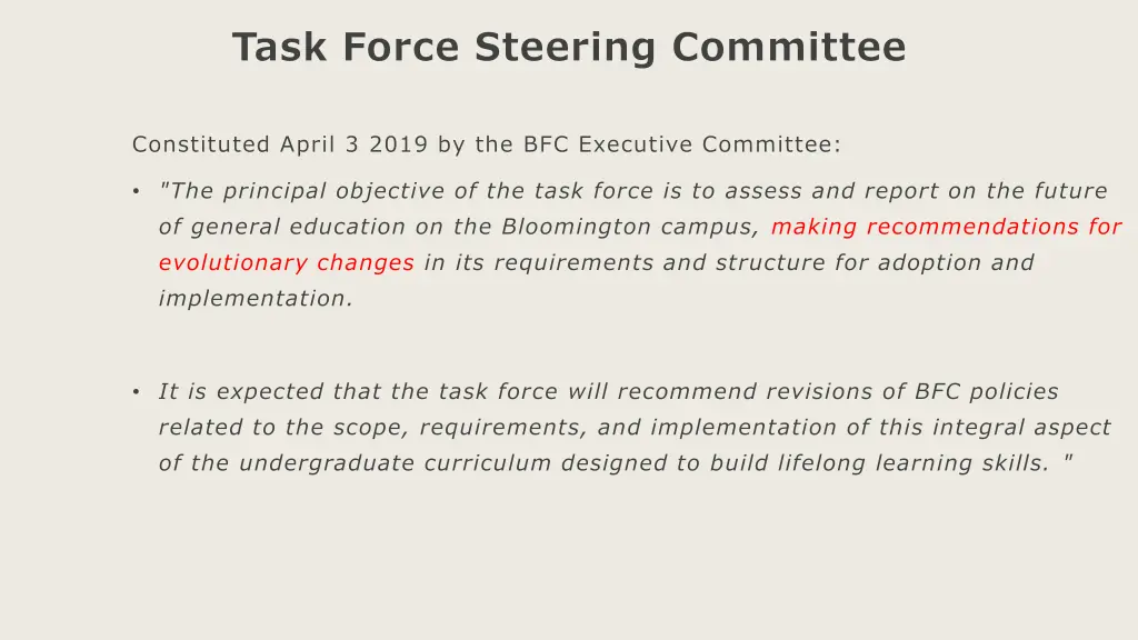 task force steering committee 1