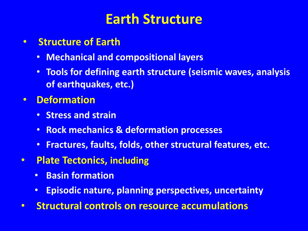 earth structure