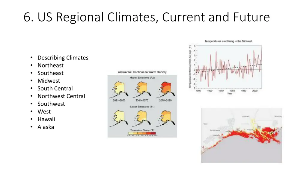 6 us regional climates current and future