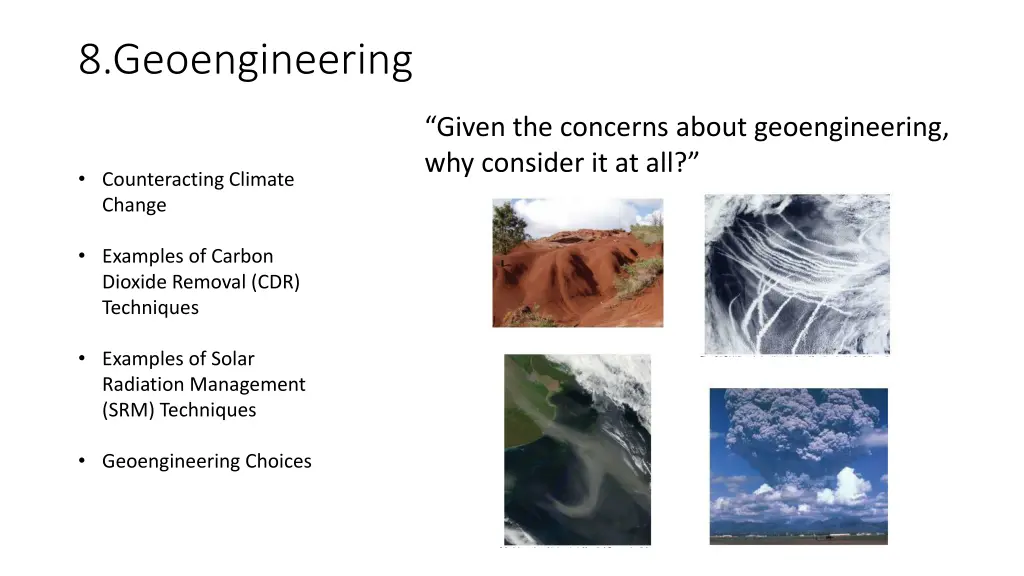 8 geoengineering