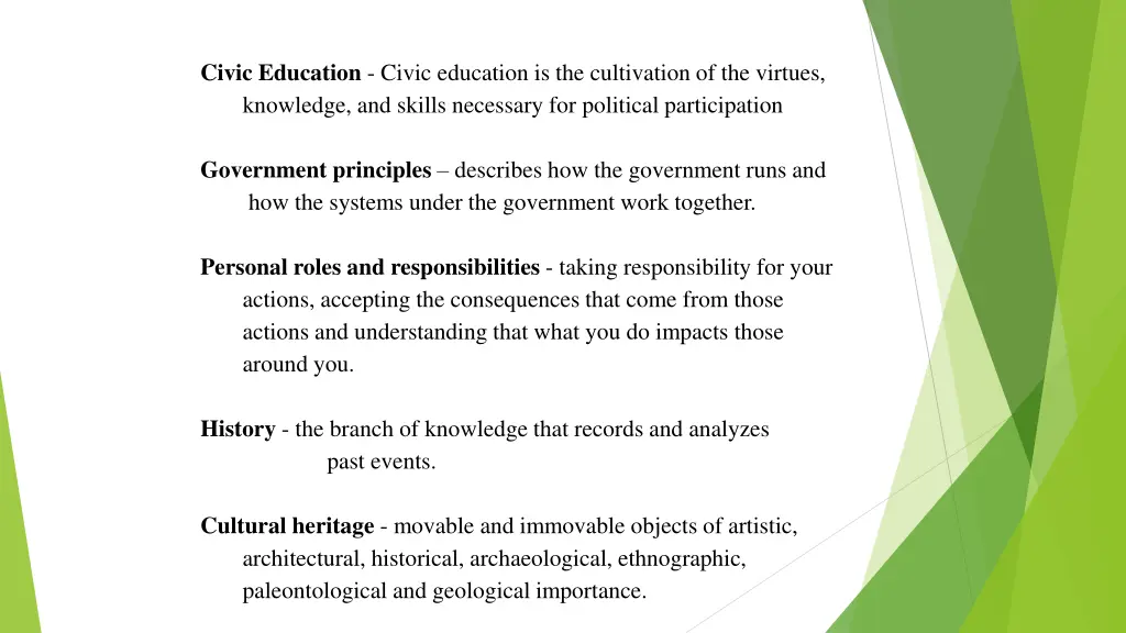 civic education civic education