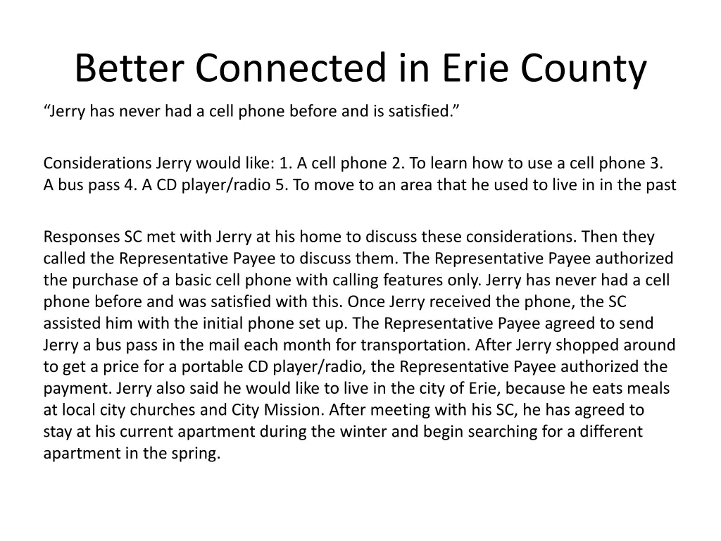 better connected in erie county