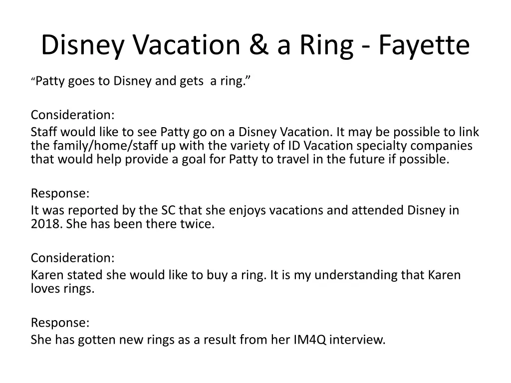 disney vacation a ring fayette