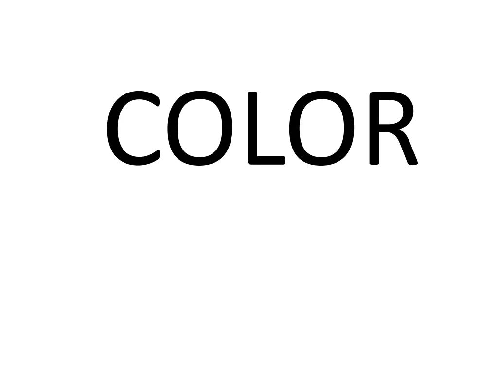 color