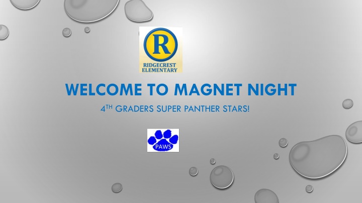 welcome to magnet night 4 th graders super