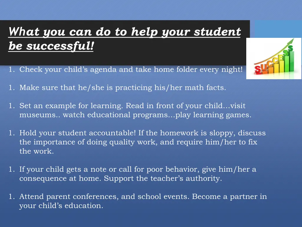 wh at you can do to help your student