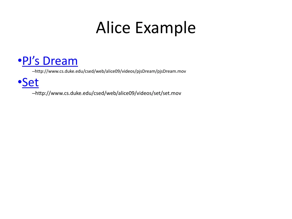 alice example