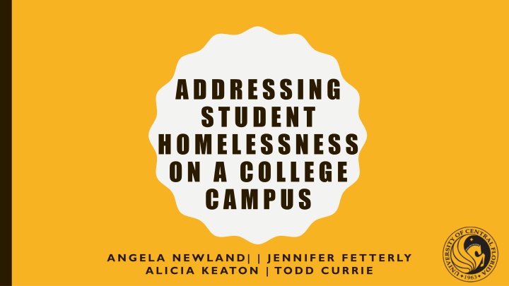 addressing student homelessness on a college