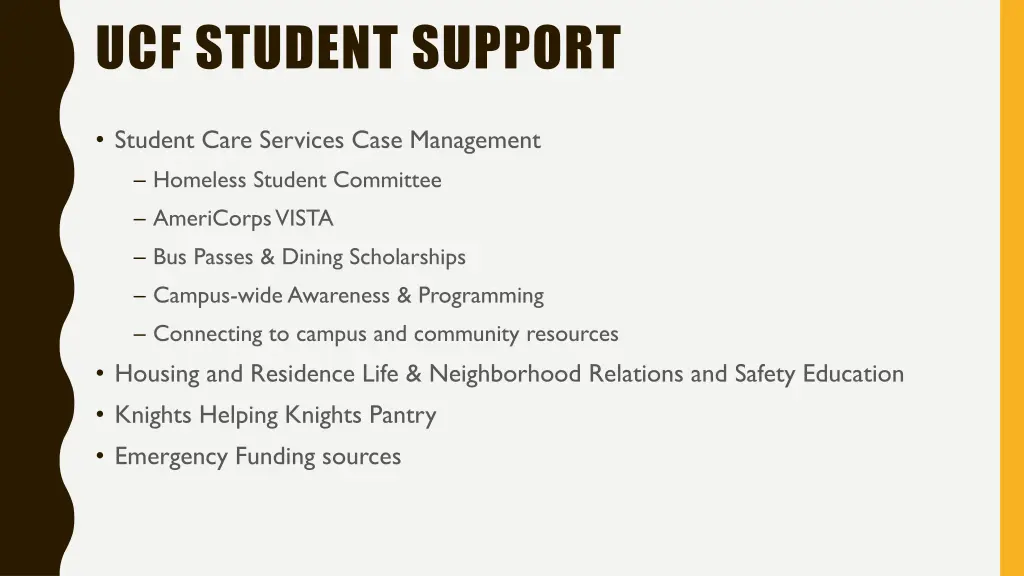 ucf student support