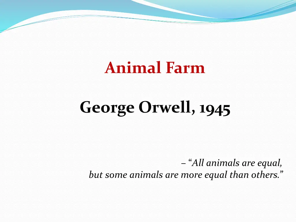 animal farm