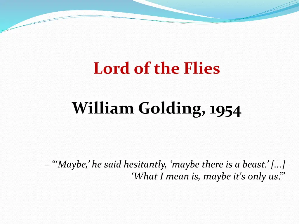 lord of the flies