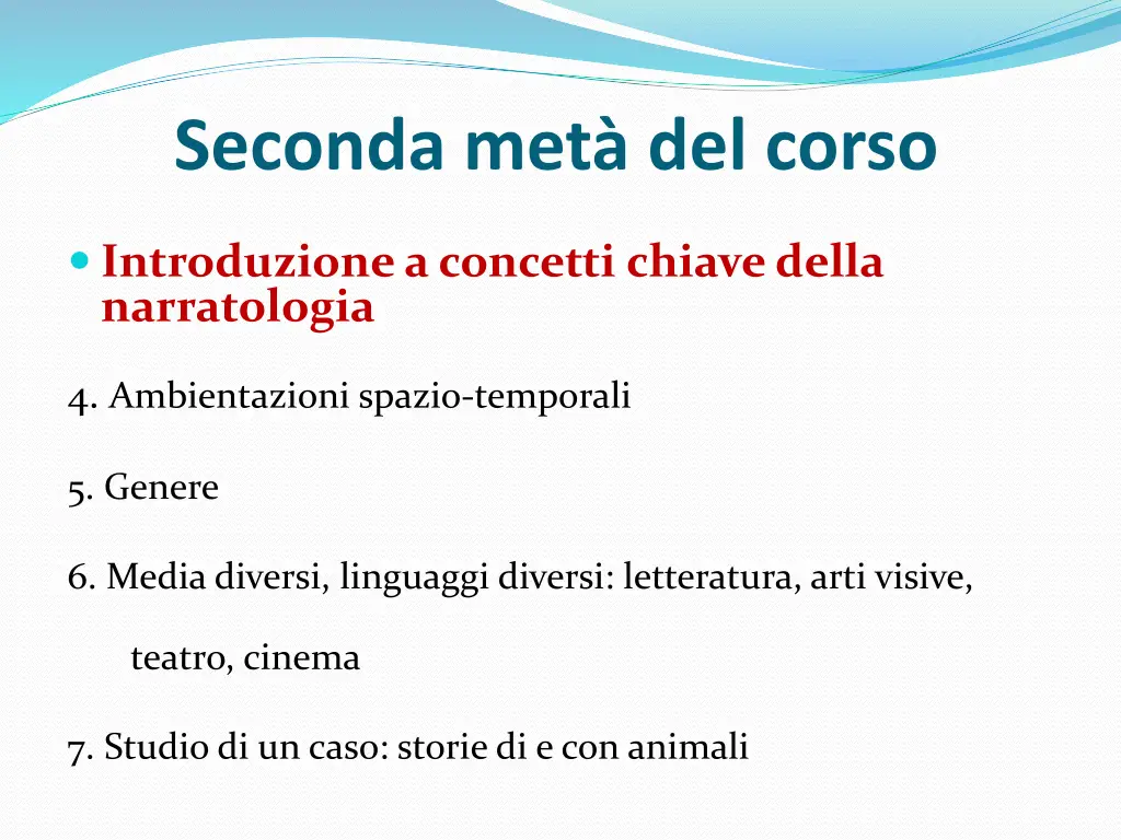 seconda met del corso 1