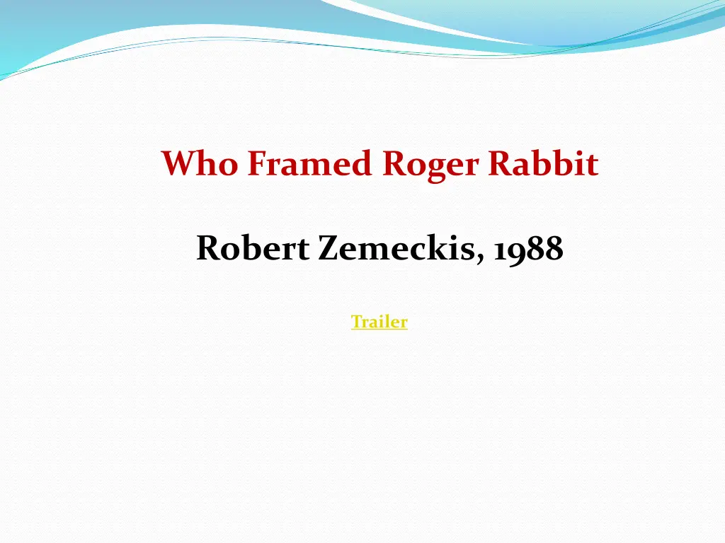 who framed roger rabbit