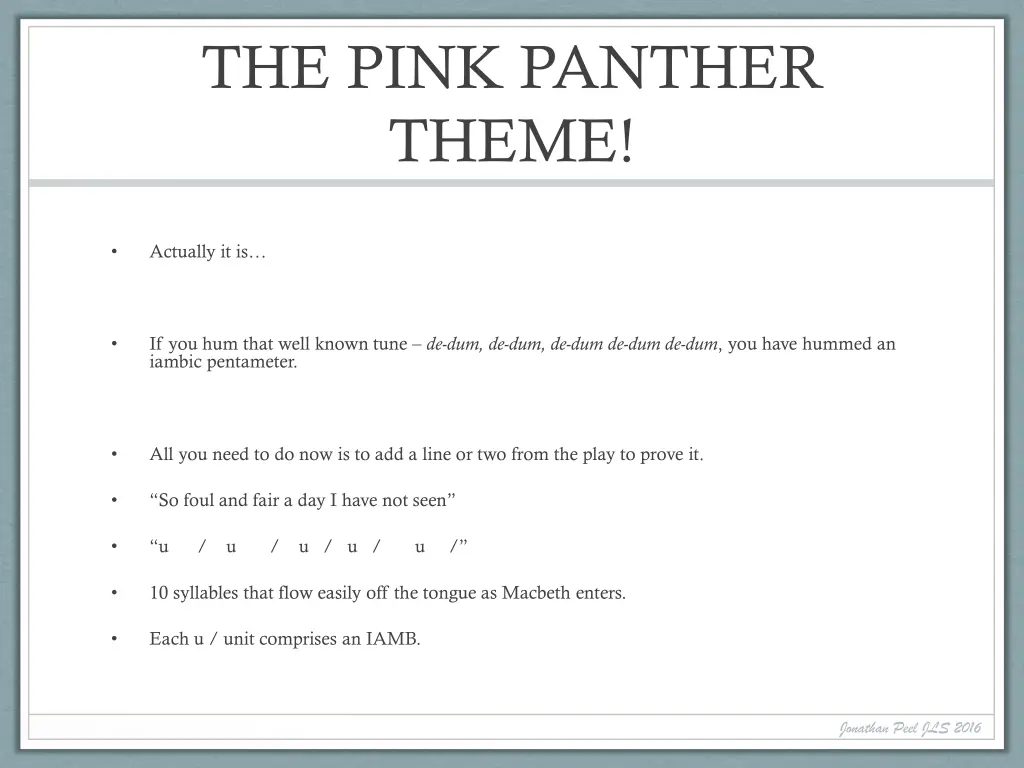 the pink panther theme