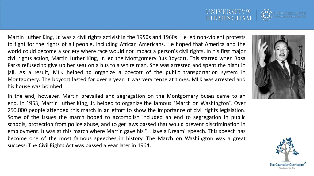 martin luther king jr was a civil rights activist